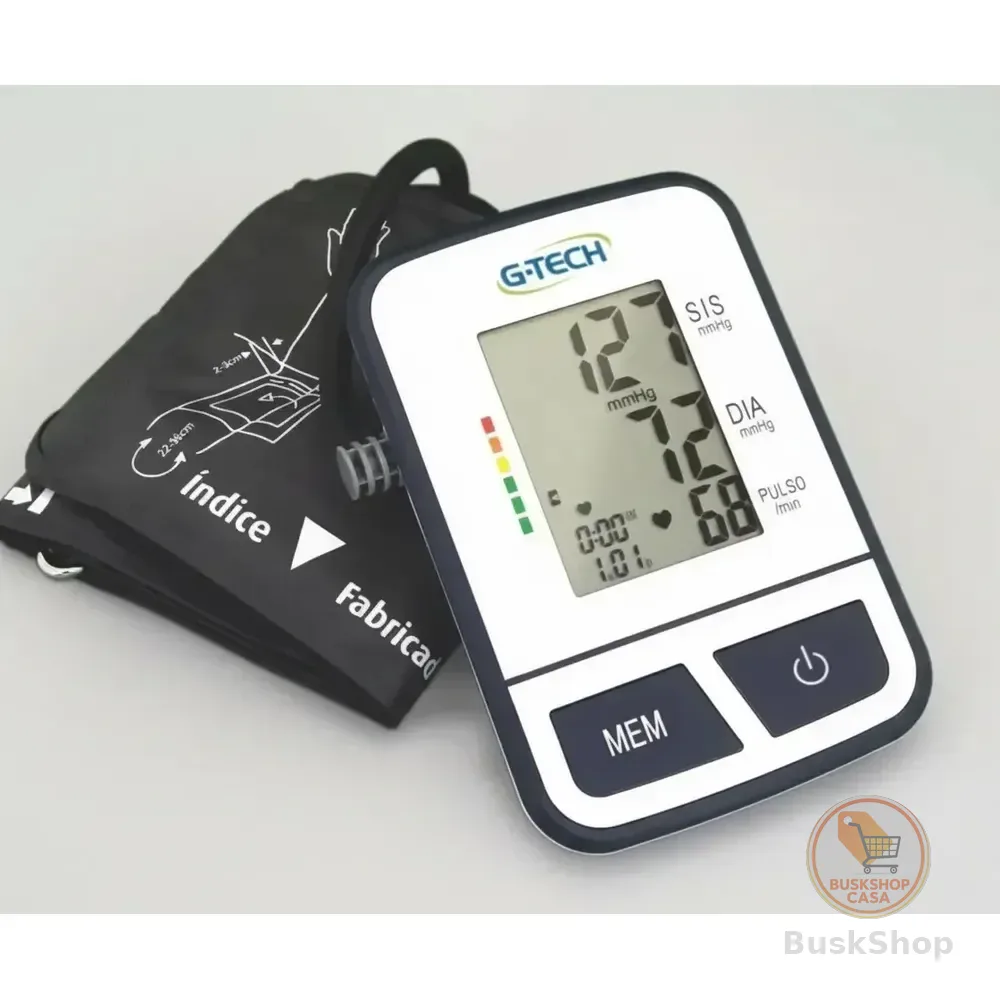 Aparelho Medidor De Pressão Digital De Braço Bsp11 G-tech Branco