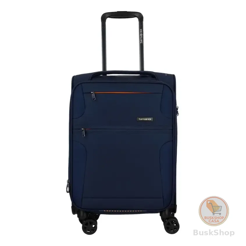 Mala Samsonite Bahia Lite Exp Pequena Azul Bagagem De Mão