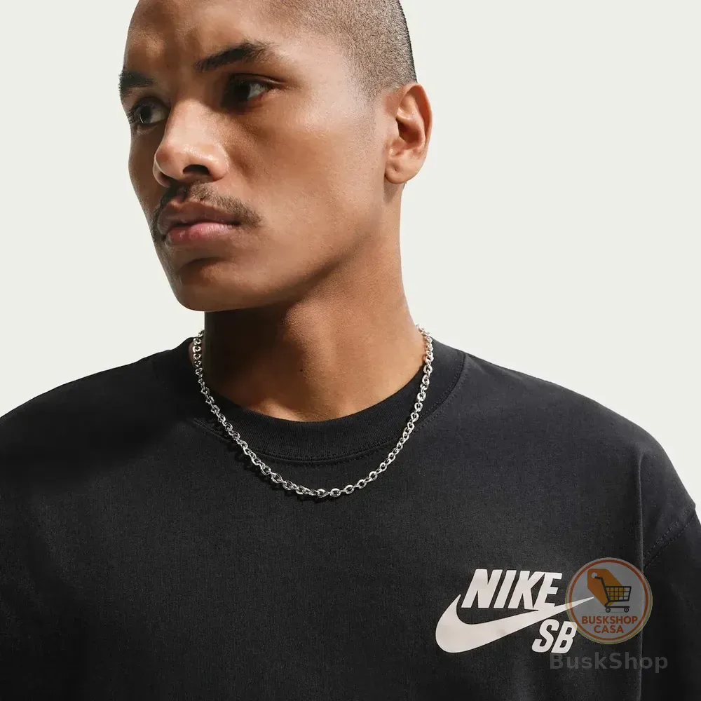 Camiseta Nike Sb Masculina Preto/branco M
