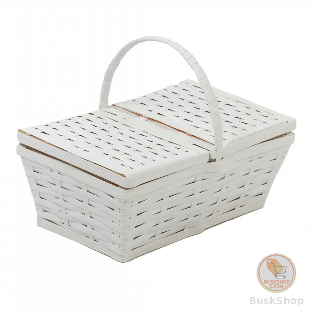 Cesta Piquenique De Fibra Sintética 30x20x13