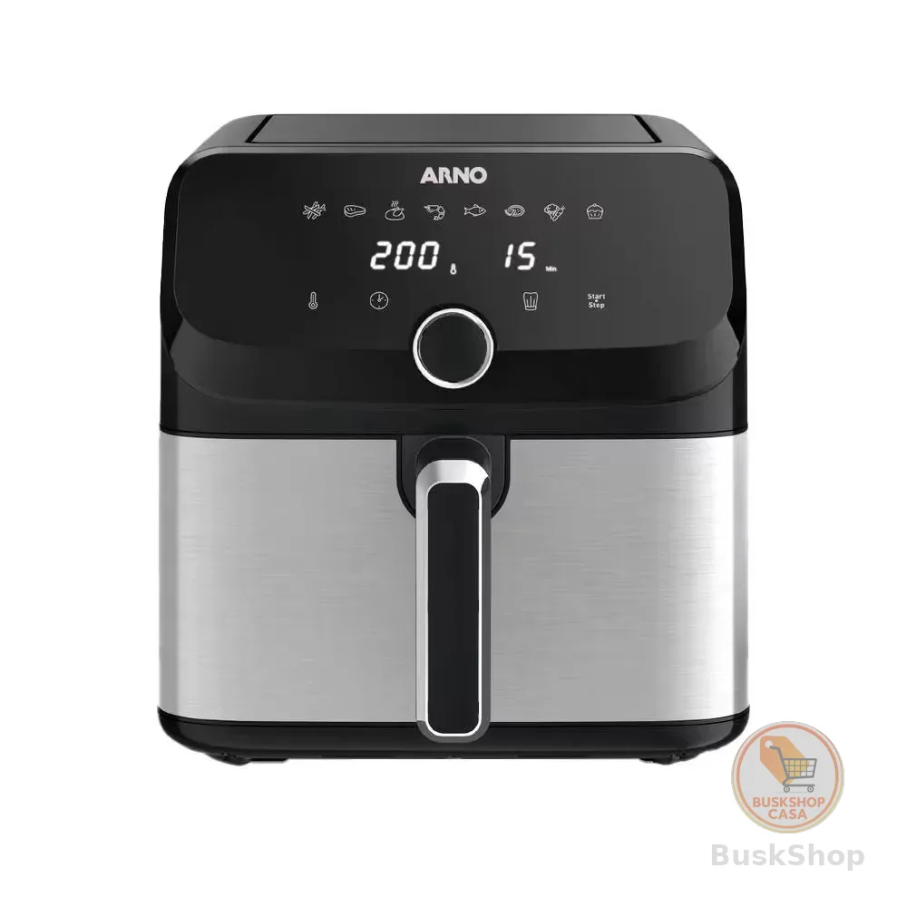 Fritadeira Elétrica Sem Óleo Air Fryer Arno AFD7 7,5L Mega Digital