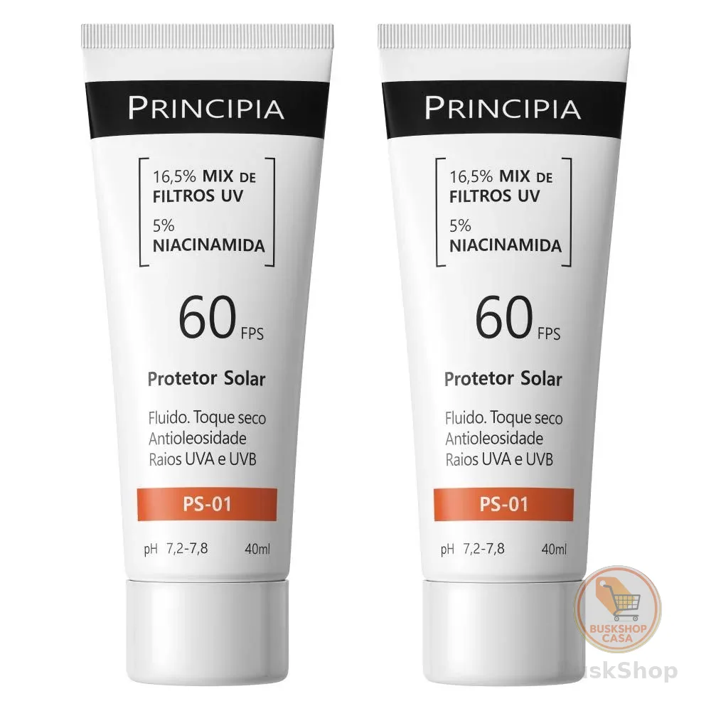 Principia Kit Duo c/ 2 Protetores Solares Faciais - PS-01 FPS 60