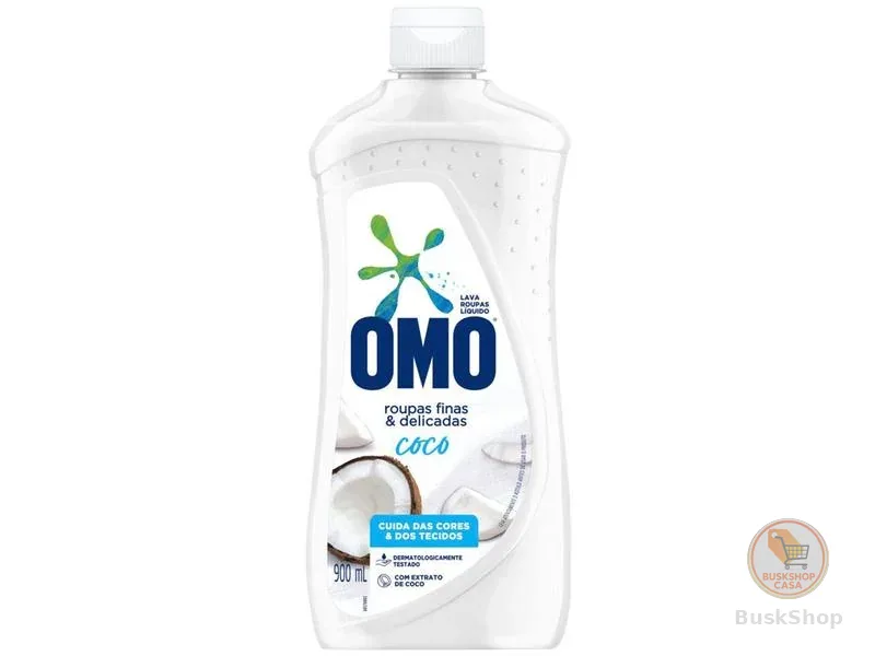 Sabão Líquido Omo Roupas Finas e Delicadas Coco 900ml