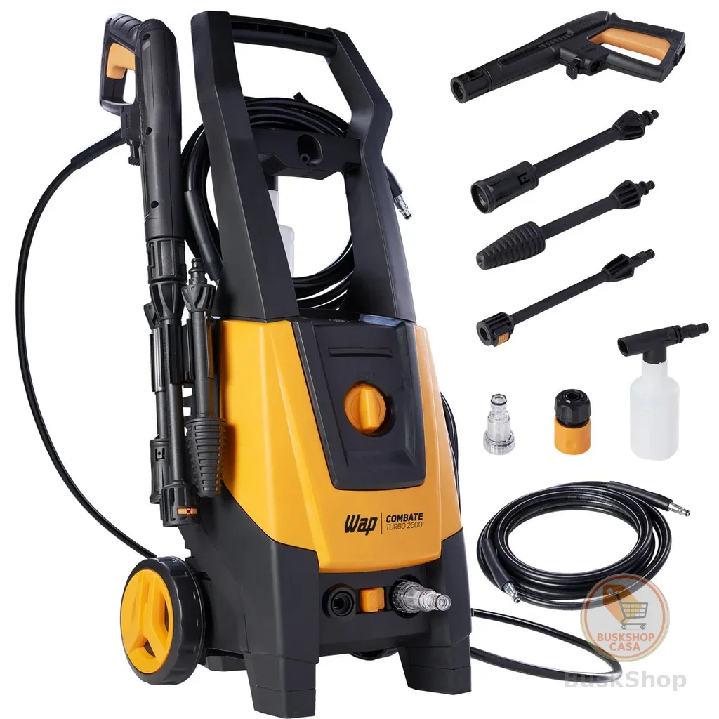 Lavadora Alta Pressão Combate Turbo 1700W 2100psi Indução Wap