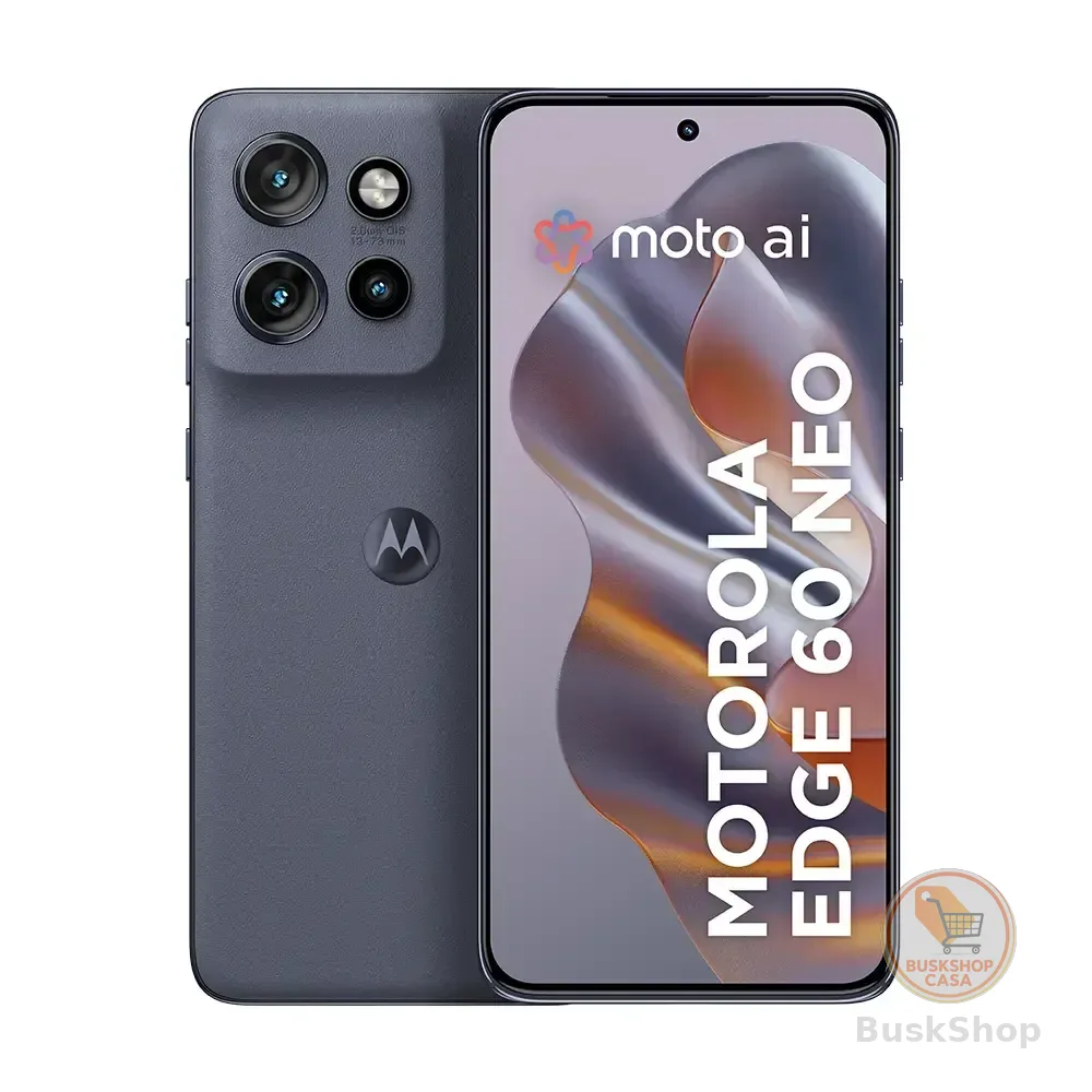 Smartphone Motorola Edge 60 Neo 5g - 256gb 24gb (12gb Ram + 12gb Ram Boost) 50mp Sony Camera Moto Ai E Tela 1.5k Super Hd - Cinza