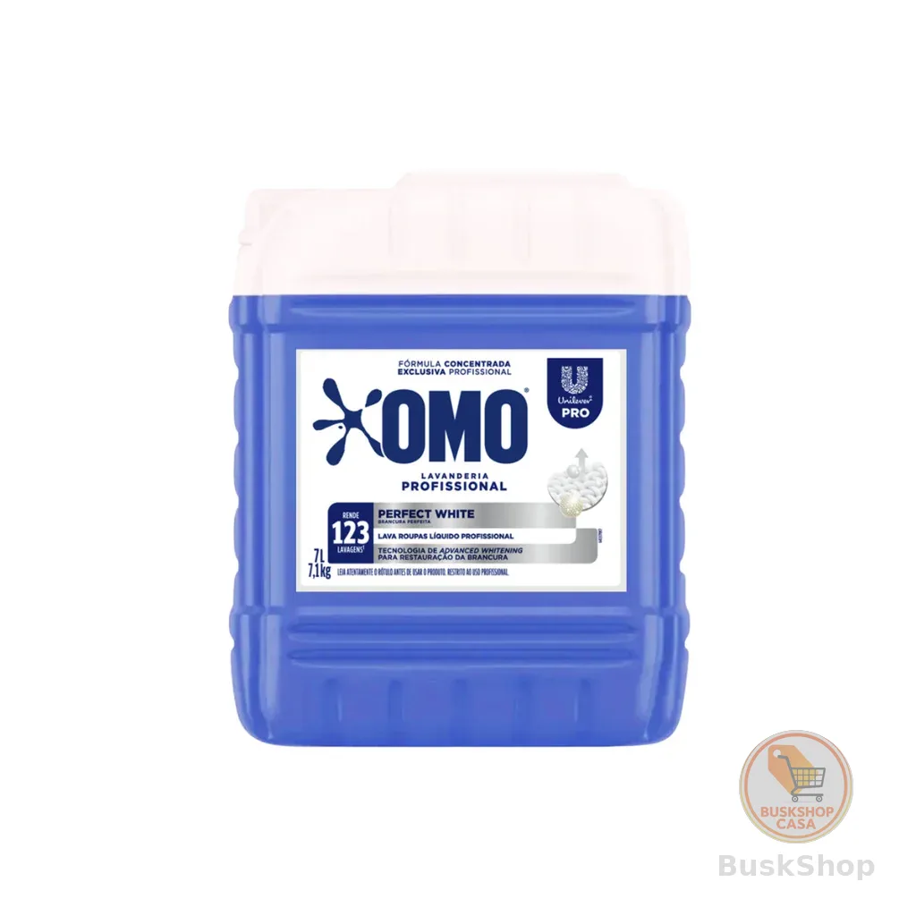 Lava Roupas Líquido Perfect White 7L Omo