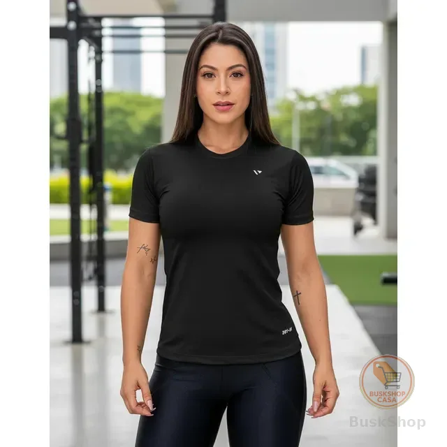 Camiseta Feminina Proteção Uv Academia Treino Caminhada