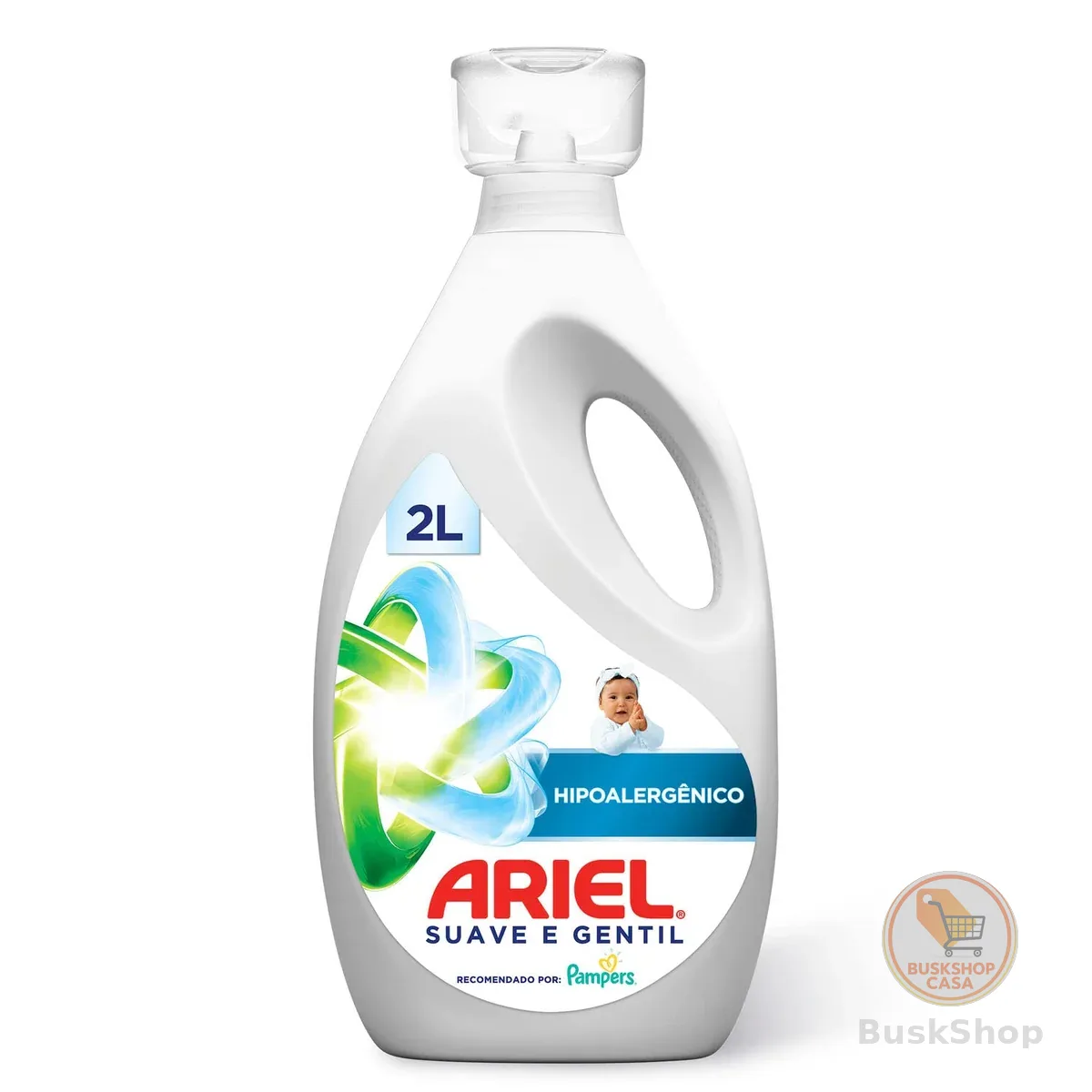 Ariel Sabão Líquido Suave e Gentil 2L