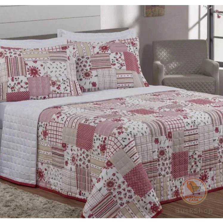 Cobre Leito Variados Estampados Matelados Face Única Casal ou Solteiro
