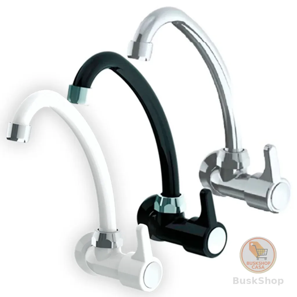 Torneira De Banheiro Para Cozinha Parede 1/4 Volta Valeplast