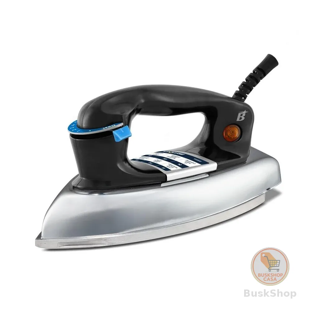 Ferro Seco Britânia BFS50A - Base Alumínio Preto/Inox