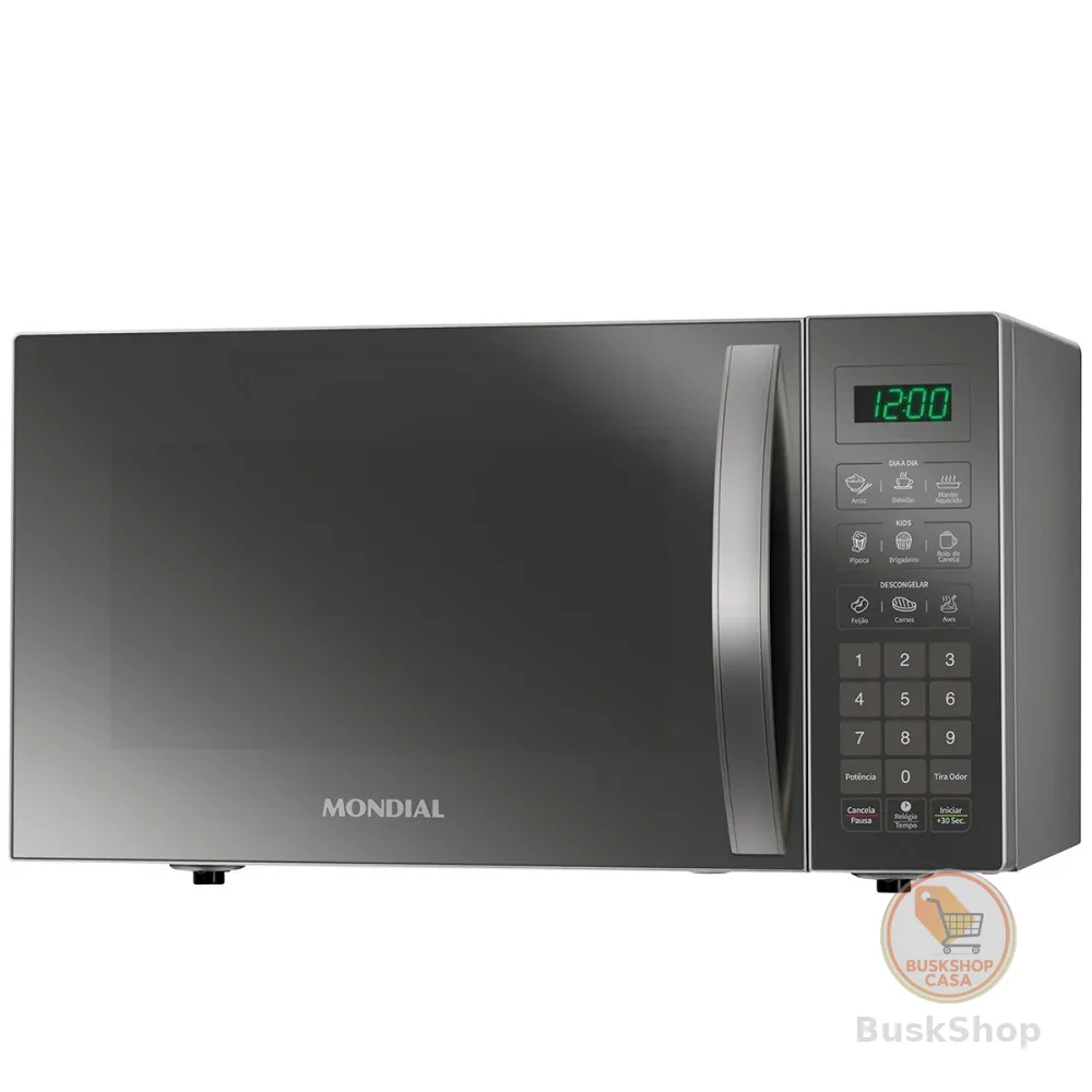 Micro-ondas 34 litros 1400 watts espelhado - MO-02-34-E - Mondial