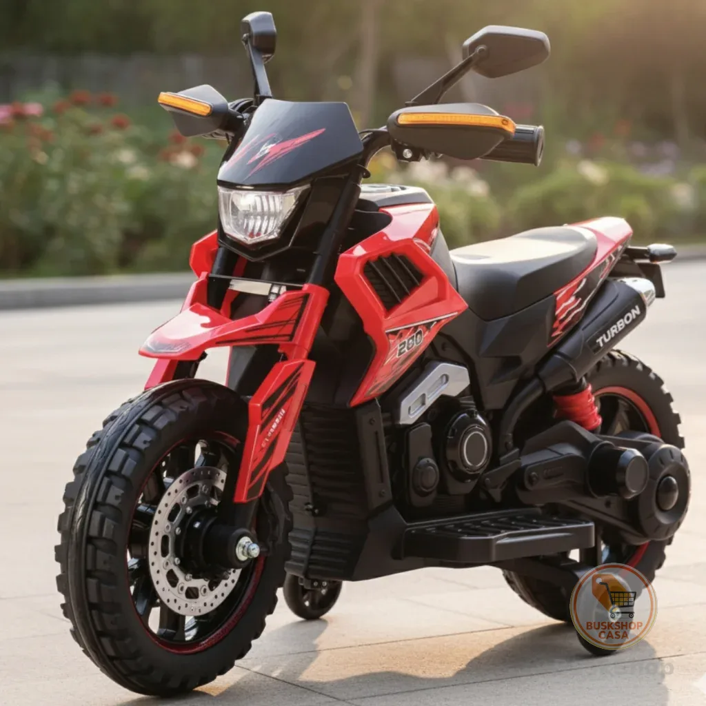 Moto Elétrica Infantil 6V com Farol de LED Sons e Músicas Divertidas