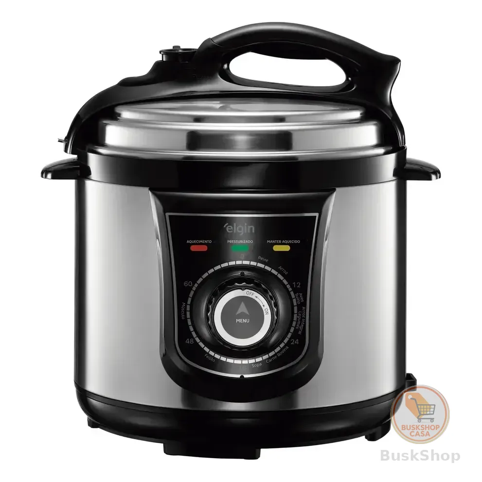 Panela Pressão Elétrica Elgin 42ppr 4 Litros 840w Aço Inox