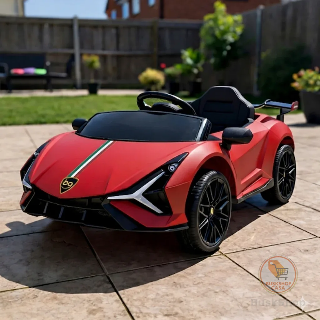 Carro Elétrico Sport Infantil Bateria com Música Luz e Controle Remoto Brinq Kids