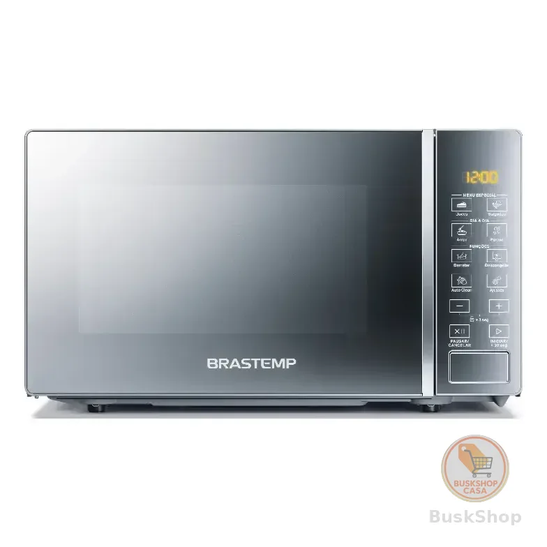 Micro-ondas Brastemp 20l Inox Espelhado - Bms20ar 127v