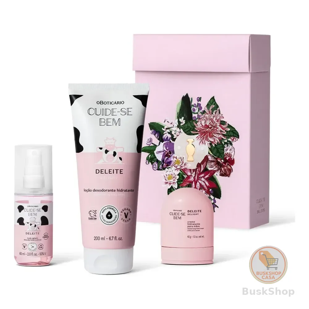 Kit Presente Dia Das Mães Cuide-se Bem Deleite