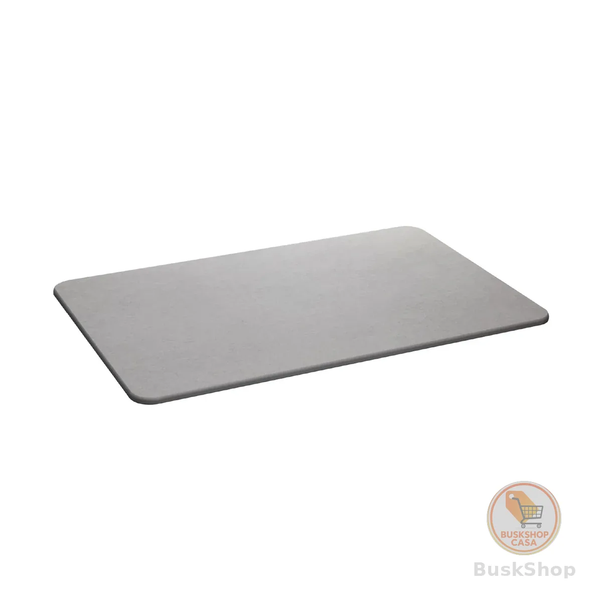 LYOR - Tapete de Pedra Diatomita para Banheiro Cinza 60cm x 39cm