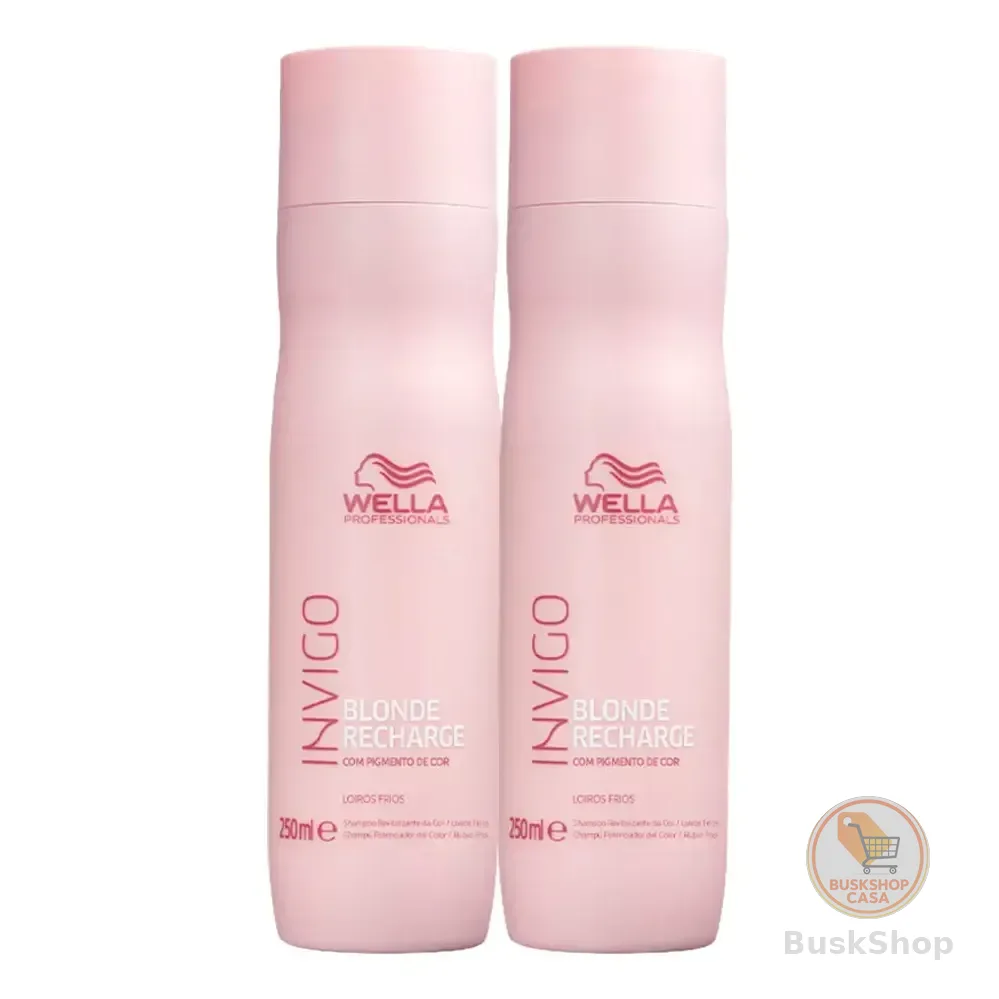Kit Wella Prof Invigo Blonde Recharge-sh 250ml (2 Un)