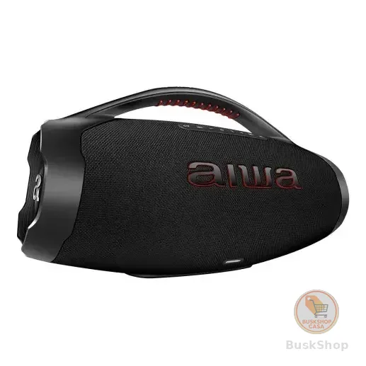 Caixa De Som Boombox Aiwa Aws-bbs-01b 200w Rms Bluetooth Res Cor Preto 127/220v