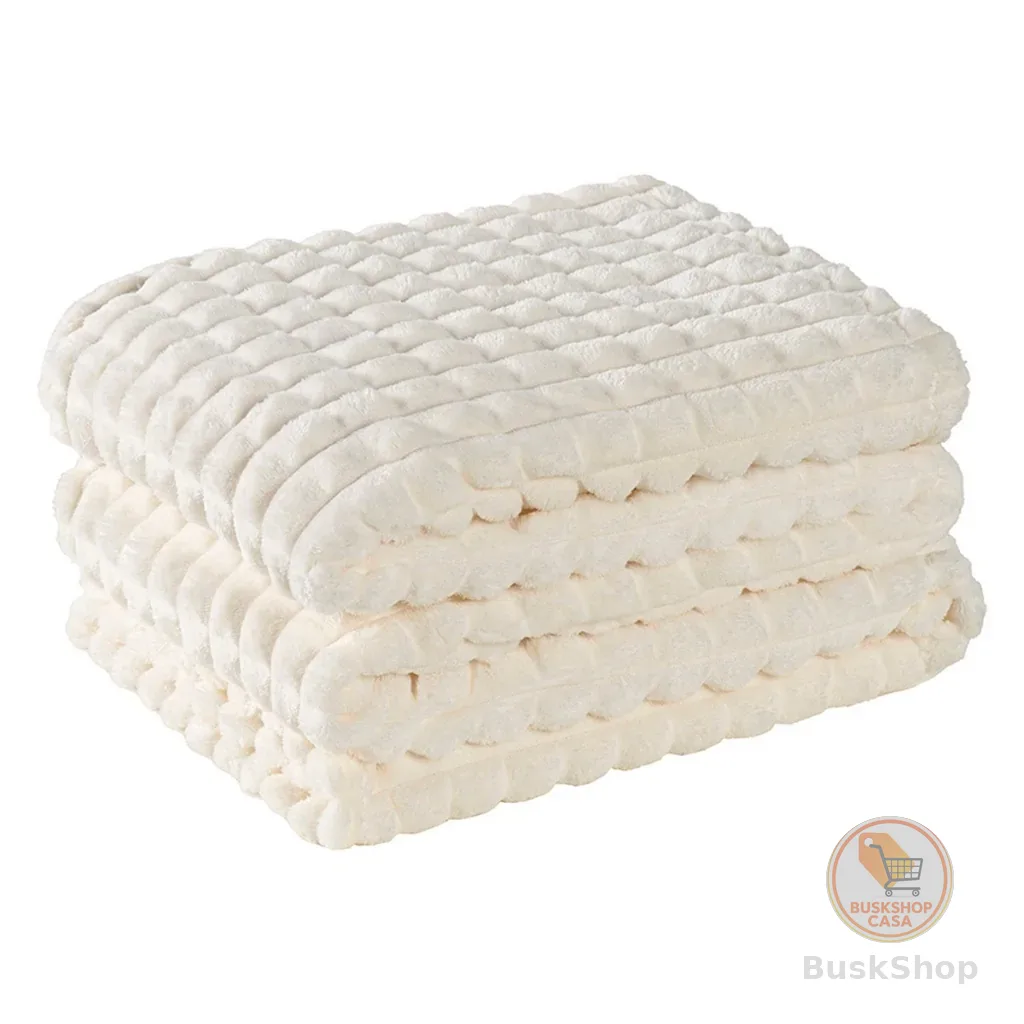 Cobertor Manta Ultrasoft Willow Aveludada Alto Relevo - Coberta Queen 2,40m X 2,20m