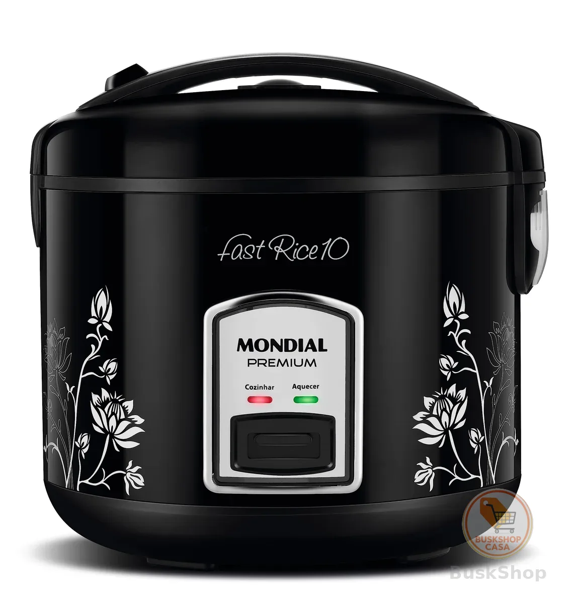 MONDIAL Panela Elétrica de Arroz, Preto, 700W, 220V - PE-44-10X