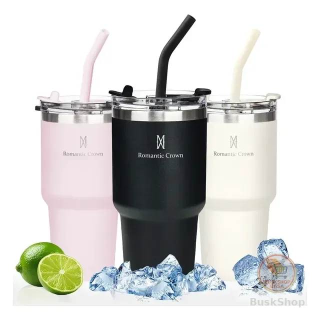 Copo Térmica 600ml Inox Anti-vazamento Para Café/chá/bebidas