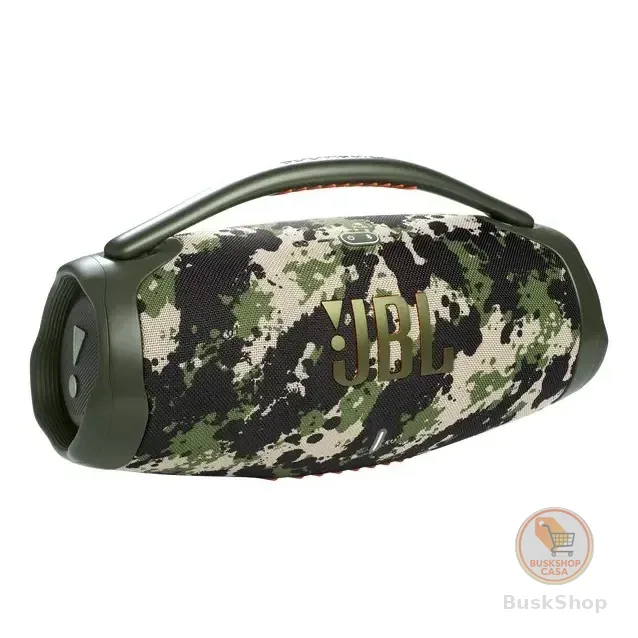 Caixa De Som Jbl Boombox 3, Bluetooth, Portátil, Cor Squad Verde 220v