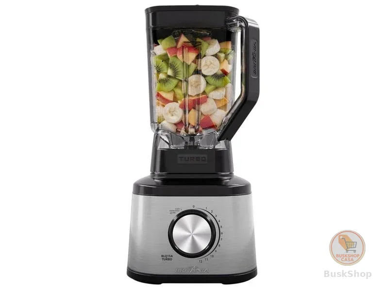 Liquidificador Britânia BLQ15A 1500W Copo de 3,1L Preto e Prata