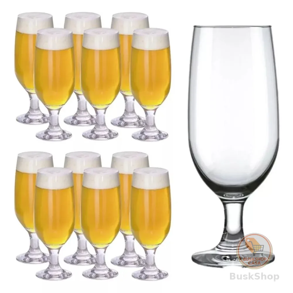 Kit Jogo Taças Cerveja Chop Floripa Nadir 300ml