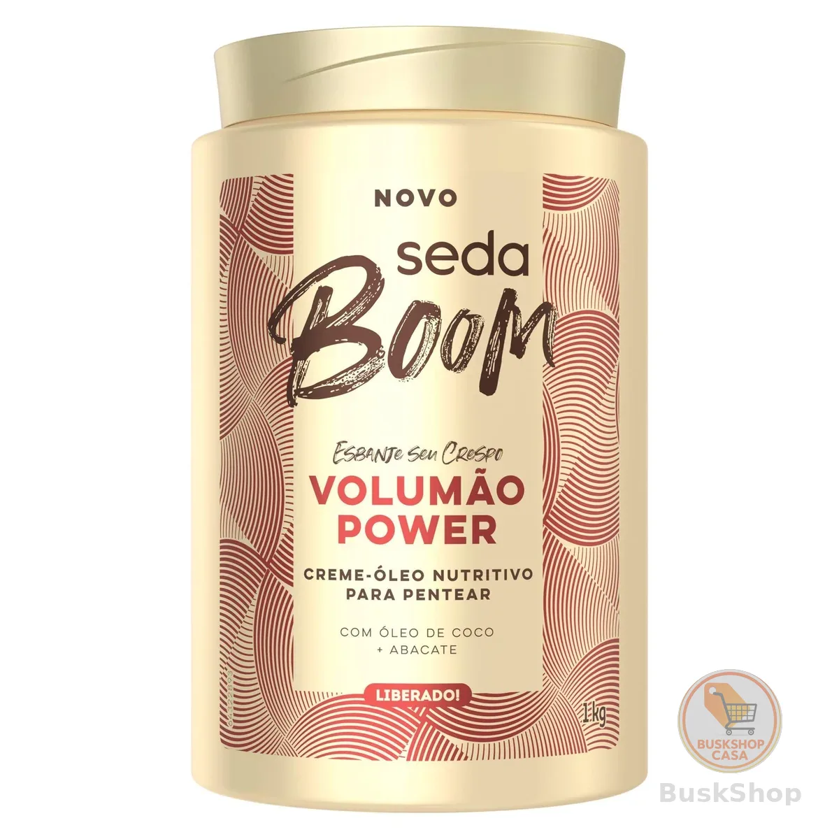 Creme para Pentear Seda Boom Volumão Power 1 kg