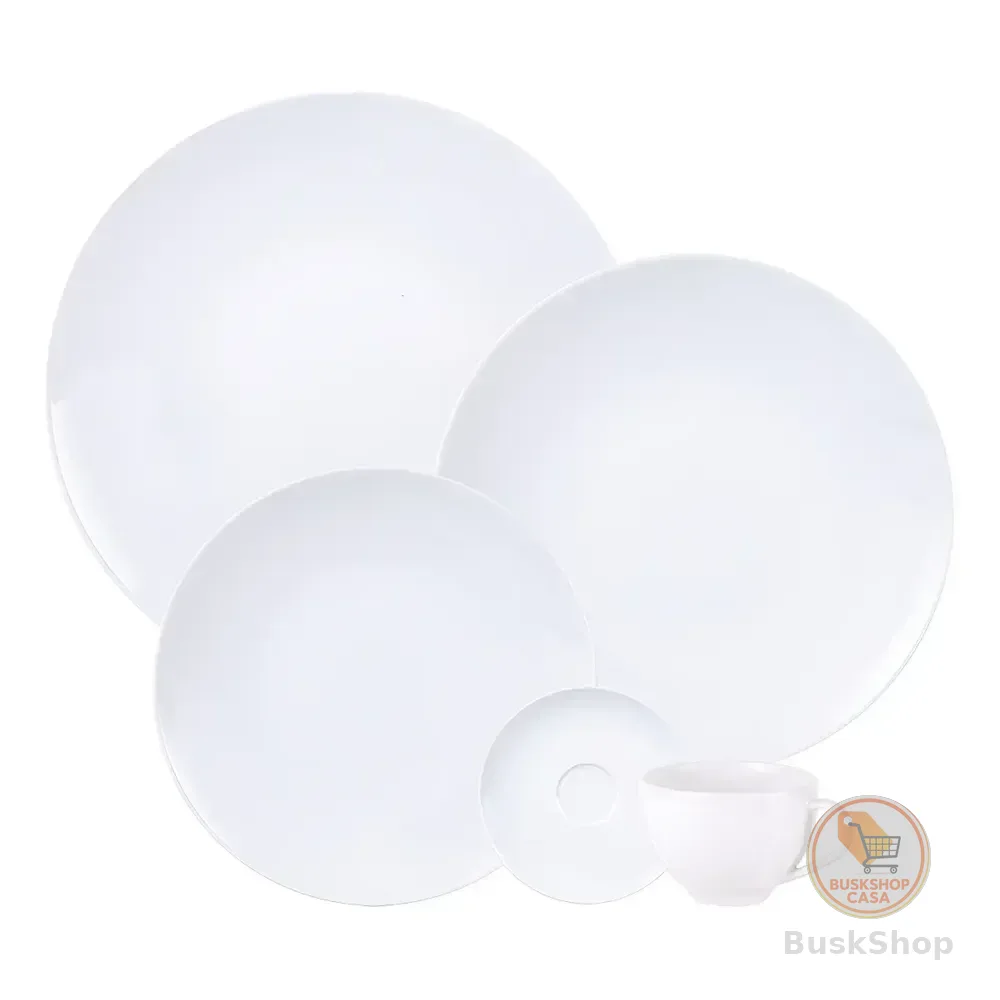 Aparelho De Jantar Flávia Em Porcelana 20 Peças Tramontina