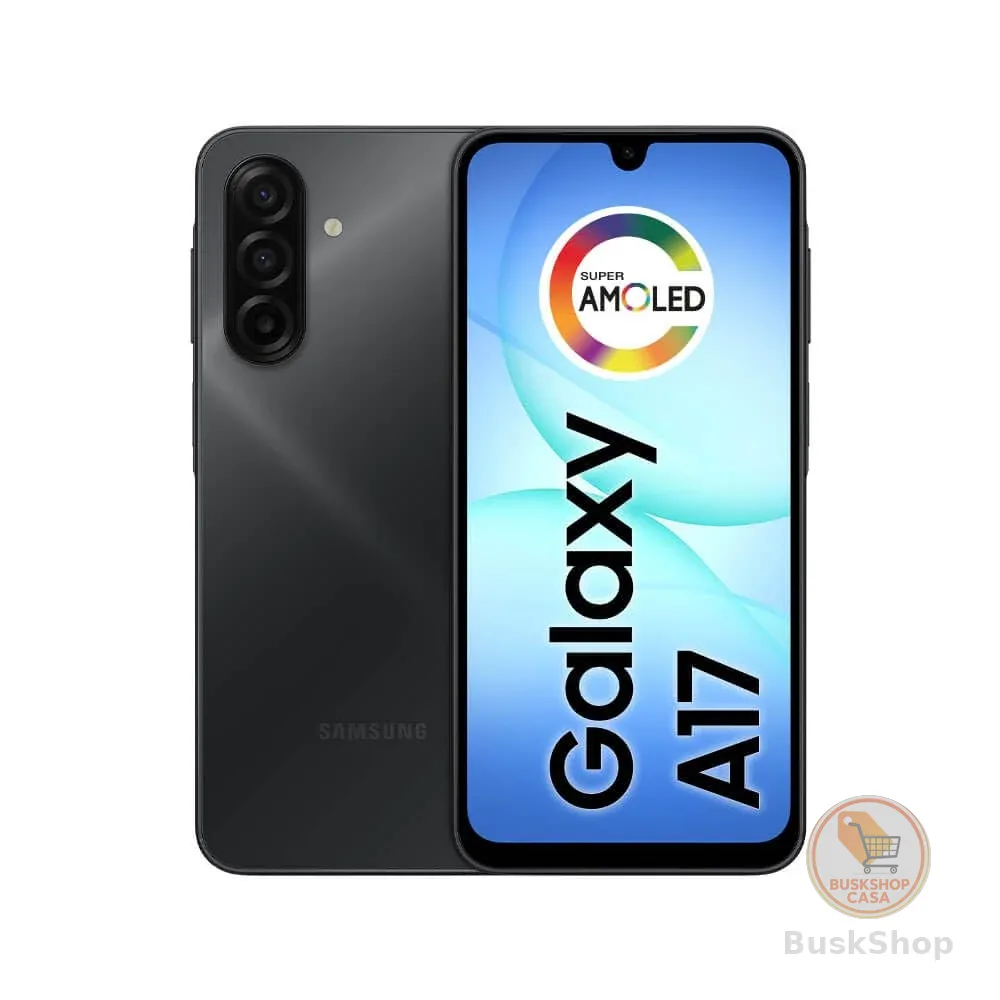Celular Samsung Galaxy A17, 128GB, 4GB, 50MP Tela 6.7", IP54 - Preto