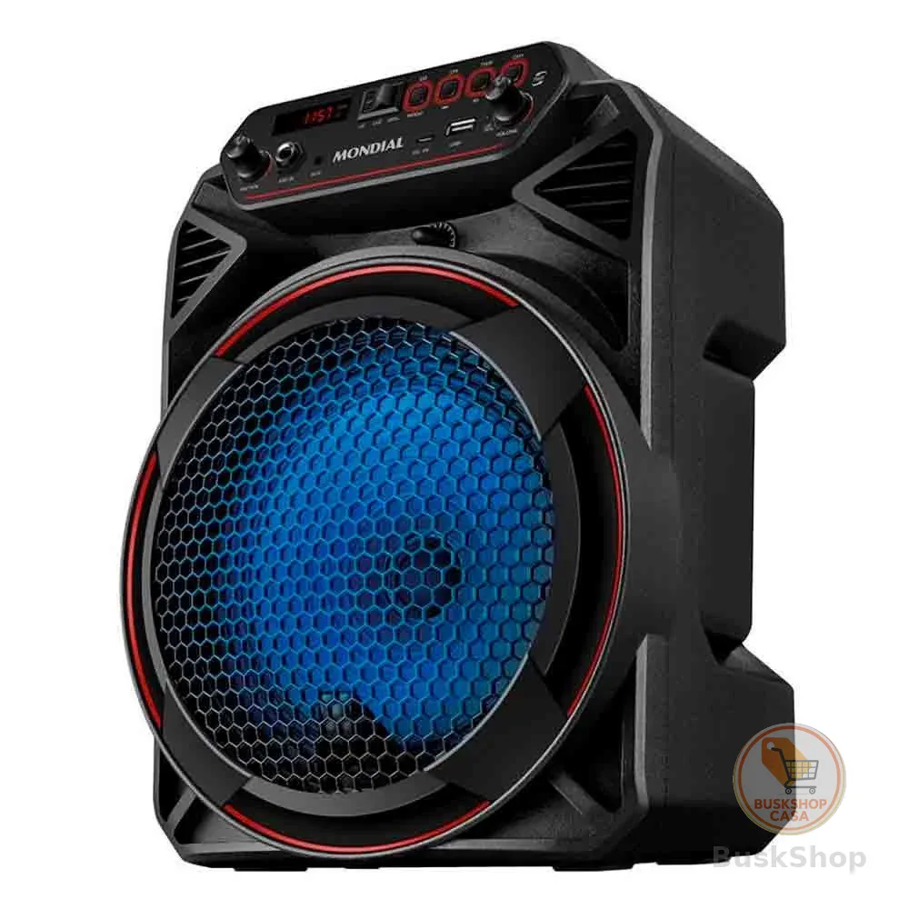 Caixa Amplificada Mondial CM-150 com Bluetooth USB Rdio FM e Funo TWS 150W