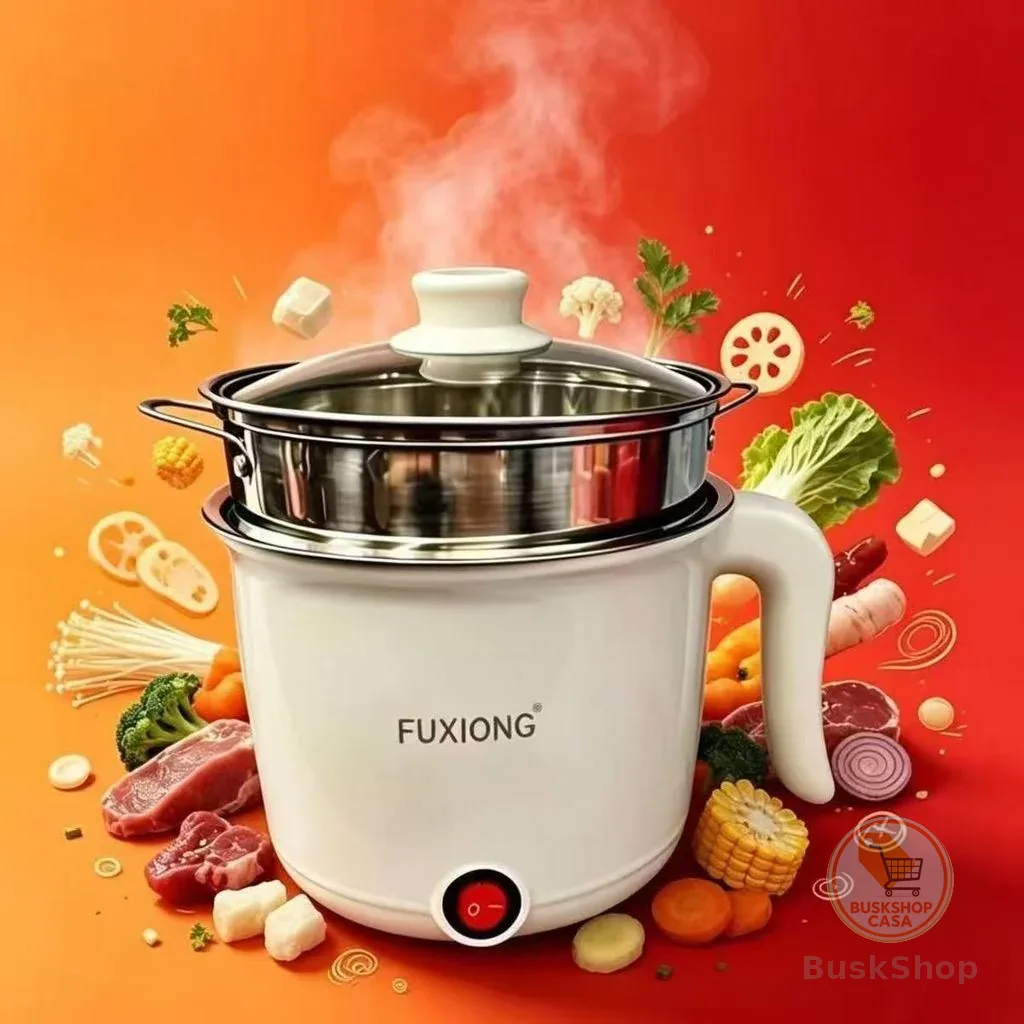 Panela Elétrica Multifuncional Cozinha ,Vapor P/1 a 2 Pessoas 1L 110V / 220V - ( COR ALEATORIO )