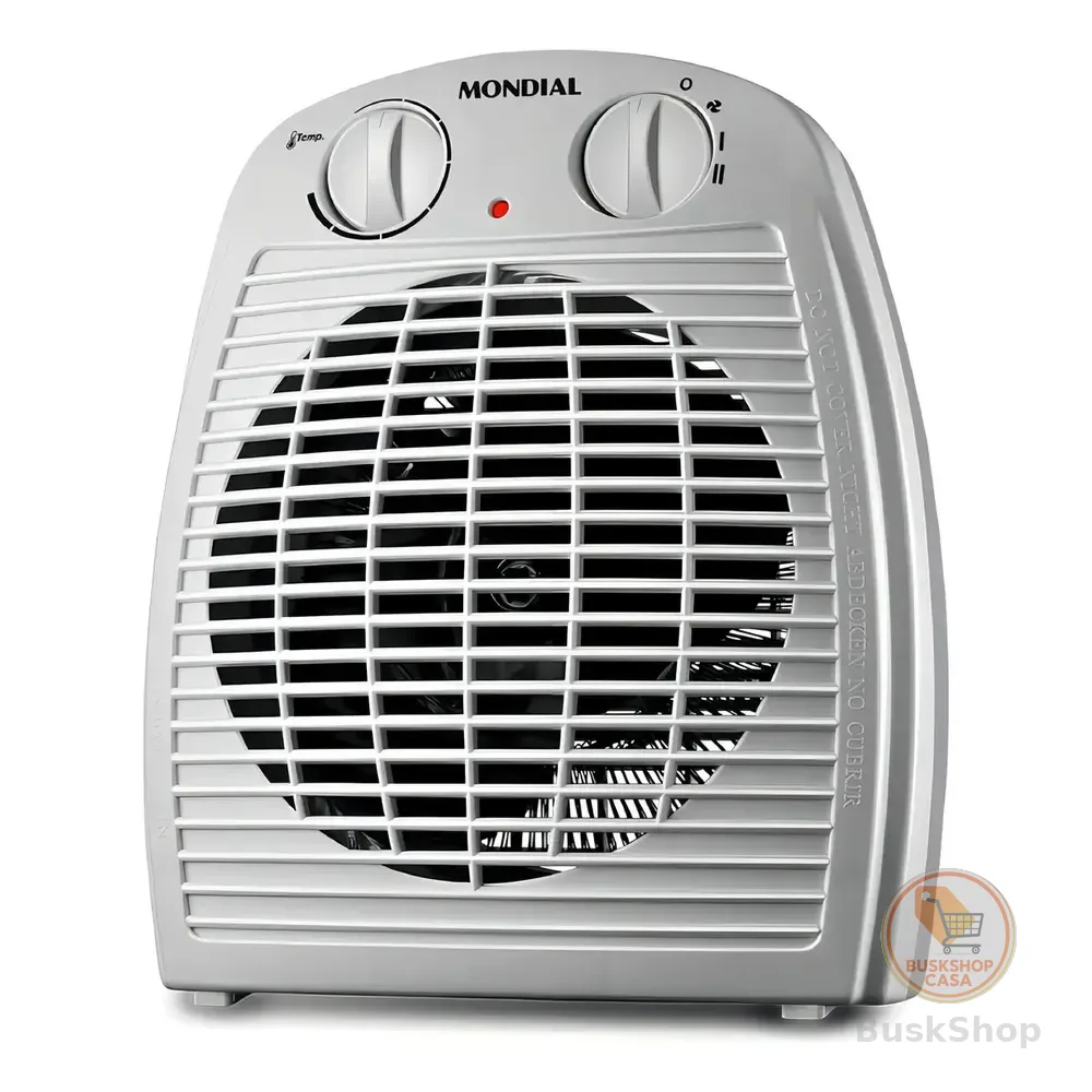 Aquecedor Elétrico Mondial Caloventor A-08 Branco 220v