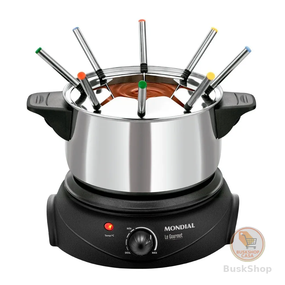 Panela elétrica para fondue 1.200 watts - Le Gourmet II - Mondial