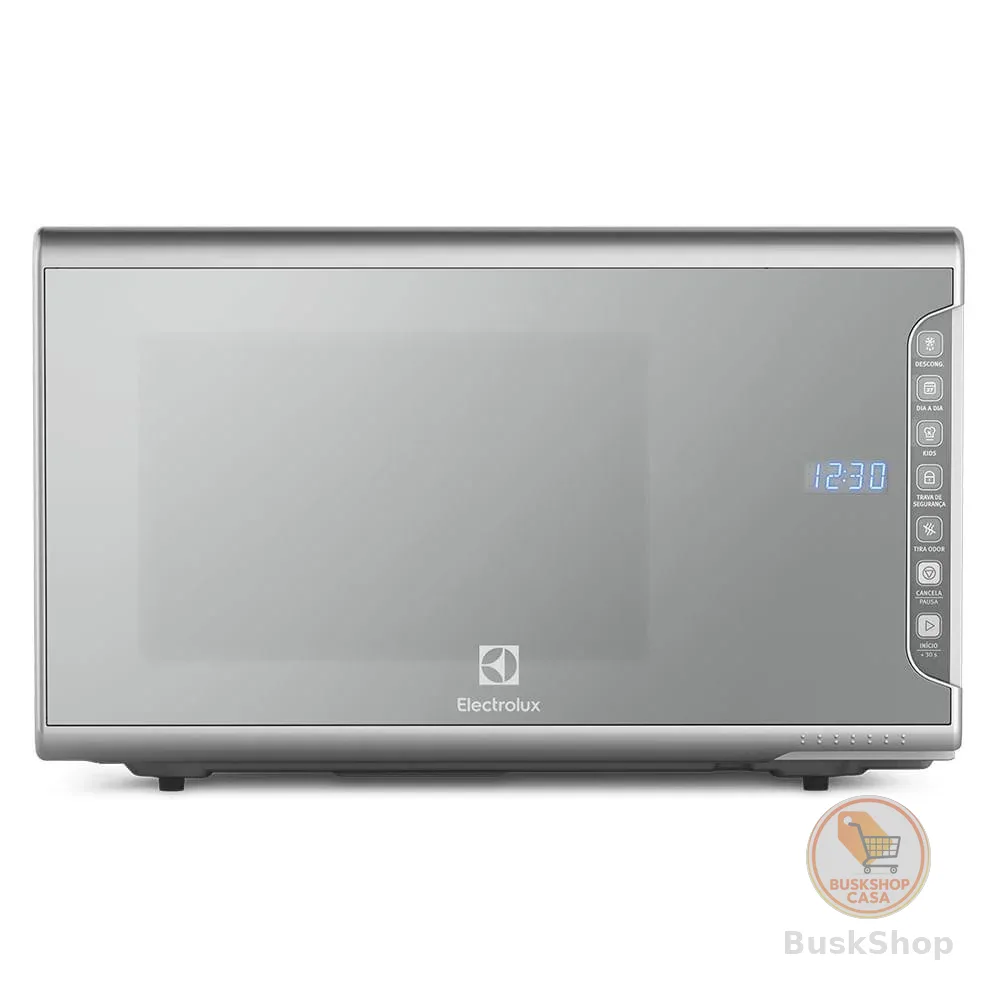 Micro-ondas Electrolux 31L cor Inox Espelhado com Painel Integrado e Função Tira Odor (MI41S)
