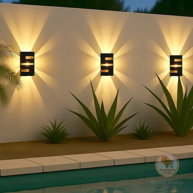 Kit Com Iluminarias Arandela Decorativa Interno Externo Spot Parede a Prova D água A+