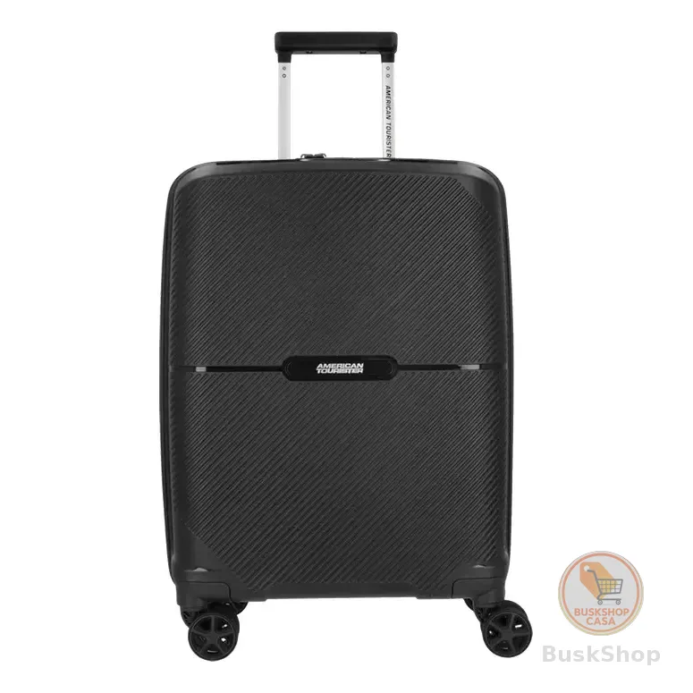 Mala De Viagem Bordo American Tourister Kyoto Pequena Preto Liso