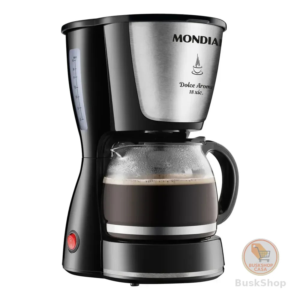 Cafeteira Elétrica Dolce Arome, Mondial, 550w - C-30-18x Preto/prata 127v