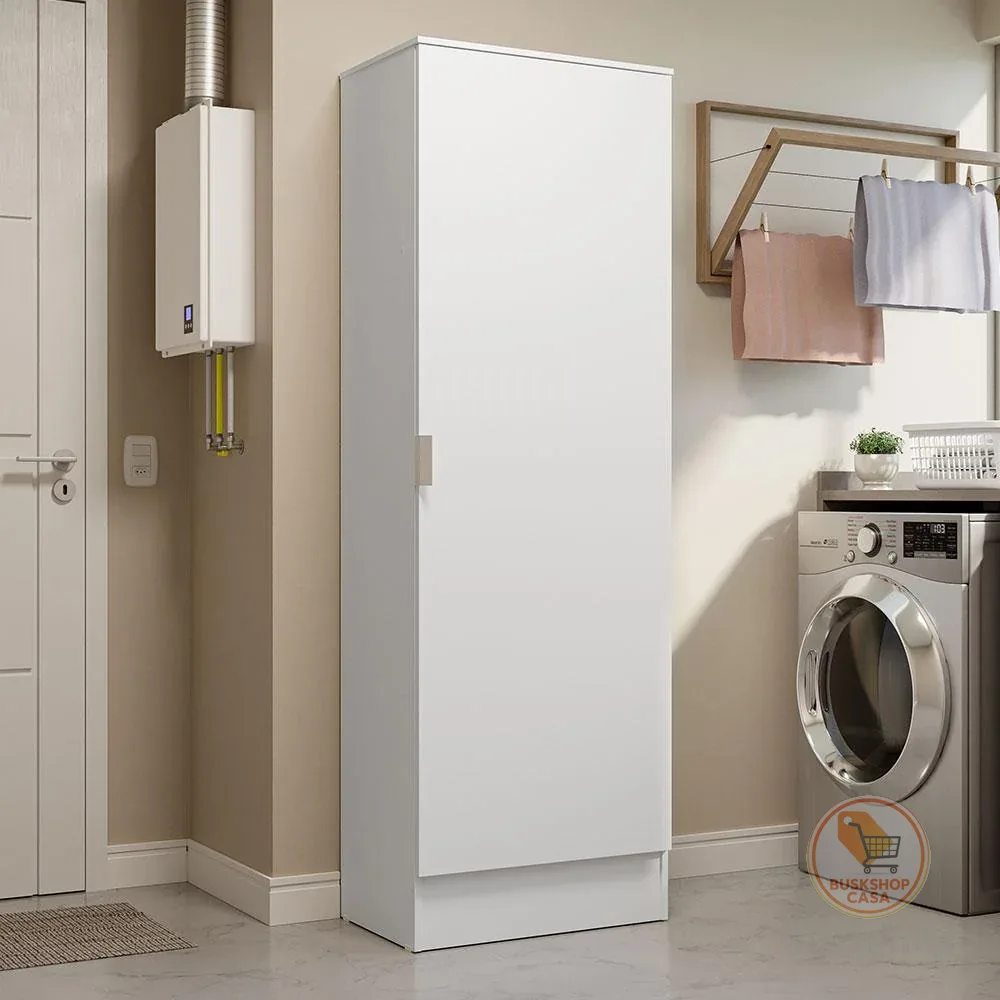 Armário Multiuso 60 cm 1 porta Branco Madesa