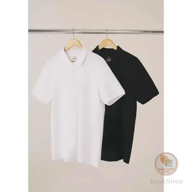 Kit Com 2 Camisas Polo Básicas Masculinas Hering