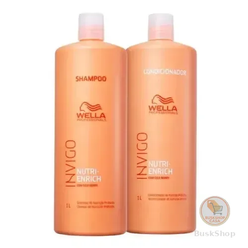 Wella Kit Nutri Enrich Shampoo 1l+condicionador 1l
