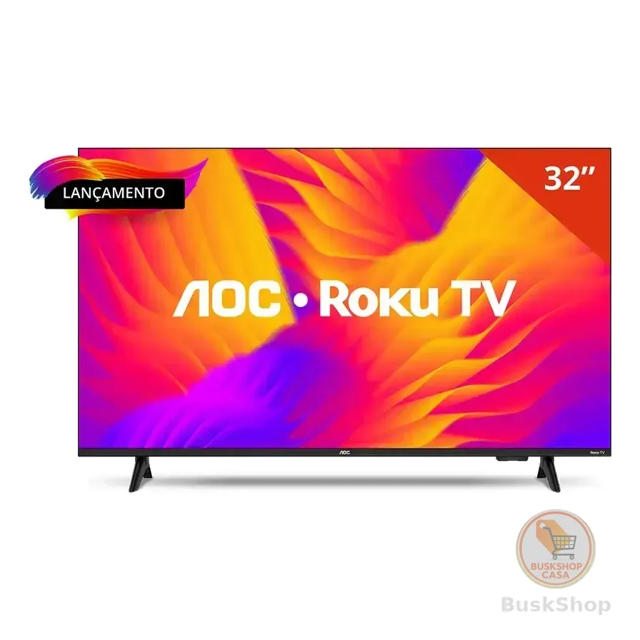 Smart Tv Aoc Dled 32 Wi-fi Roku Tv Quad Core 32s5155/78g