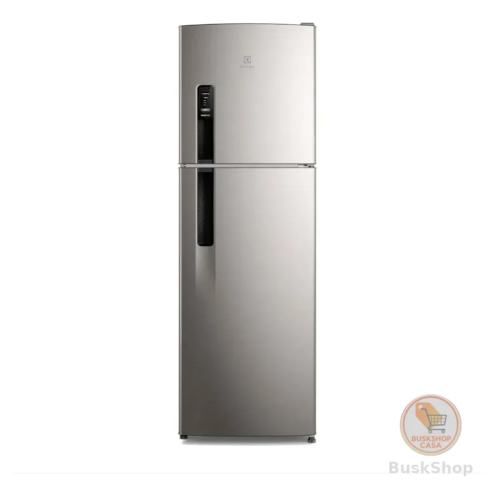 Geladeira Electrolux Frost Free 400l Inverter Inox (if44s) Cinza 220v