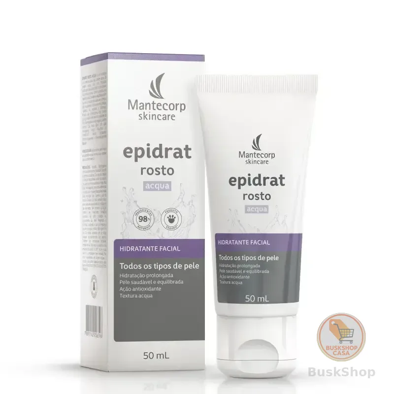Hidratante Facial Epidrat Acqua 50ml Mantecorp Skincare Todo Tipo De Pele Dia/noite