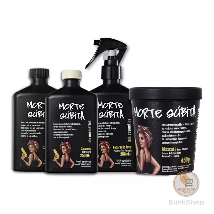 Kit 4 Produtos Morte Súbita Lola Cosmetics