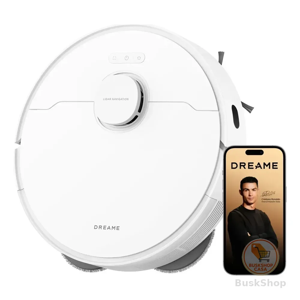 Dreame L40 Robô Aspirador E Passa Pano, 13000 Pa, Bivolt Branco 127/220v