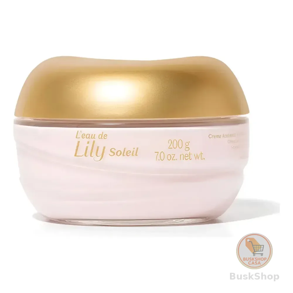 Creme Acetinado L`eau De Lily Soleil Floral 200g